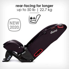 Diono Radian 3RX 3 in 1 Rear and Forward Facing Convertible Car Seat Head Support Infant Insert 10 Years 1 Car Seat Ultimate Safety and Protection Slim Design Fits 3 Across Jet Black 0 0