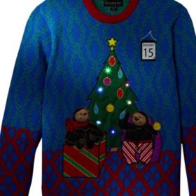 Blizzard Bay Mens Ugly Christmas Sweater Sloths 0 2