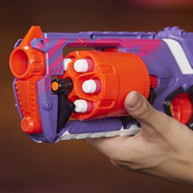 Strongarm Nerf N Strike Elite Toy Blaster with Rotating Barrel Slam Fire and 6 Official Nerf Elite Darts for Kids Teens and Adults Amazon Exclusive 0