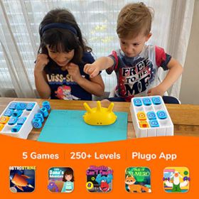 Plugo Count by PlayShifu Math Games with Stories Puzzles for 5 10 Years Educational STEM Kids Toys with Addition Subtraction Multiplication Division Gifts for Kids App Based 0 1