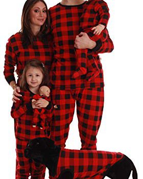 #followme Buffalo Plaid Matching Christmas Pajamas for Household, {Couples}, Canine Proprietor