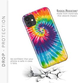 iPhone 11 case Peace Tie Dye Swirl Design CASESOCIETY Slim Flexible Soft Silicone Bumper Shockproof Gel TPU Rubber Glossy Skin Cover Case for Apple iPhone 11 0 1
