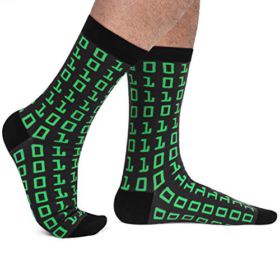 Lavley Nerd Socks Cool Socks for Men and Women Funny Gift for Geeks Books Math Science 0 0
