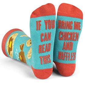 Lavley If You Can Read This Bring Me Novelty Socks Funny Dress Socks For Men and Women 0 2