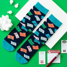 Lavley Nerd Socks Cool Socks for Men and Women Funny Gift for Geeks Books Math Science 0 3
