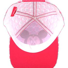 Disney Girls Minnie Mouse Cotton Baseball Cap with 3D Bowtique Bow Ages 2 7 0 4