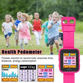 Toys for 3 8 Year Old Girls Pussan Kids Smart Watch for Kids Girls Toddler Watch with Camera USB Charging Christmas Birthday Gifts for Kids Digital Game Watches for Girl Toys Watch Age 3 8 Pink 0 0